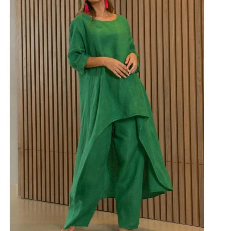 Marianne™ - Luxe Linnen Jumpsuit - Ideaal Voor De Zomer