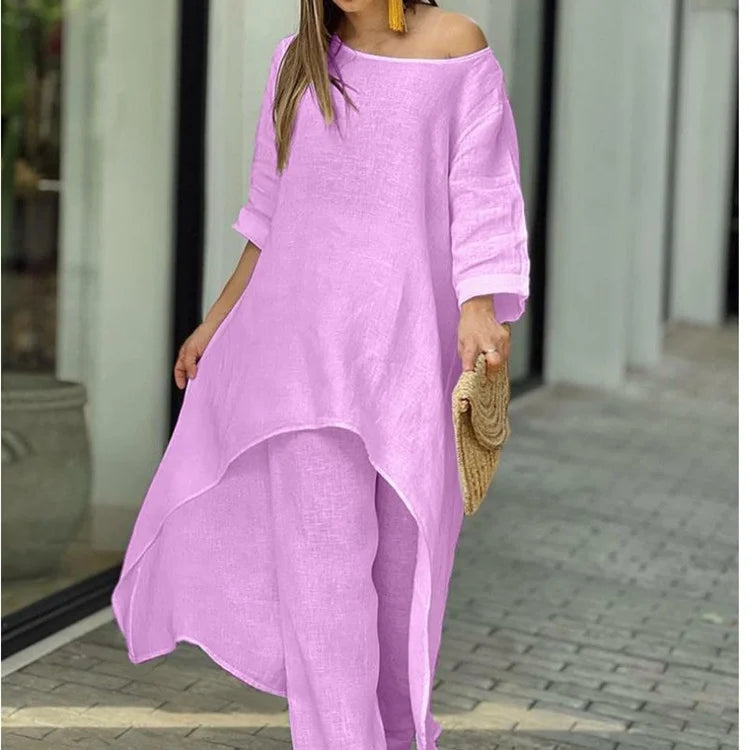 Marianne™ - Luxe Linnen Jumpsuit - Ideaal Voor De Zomer