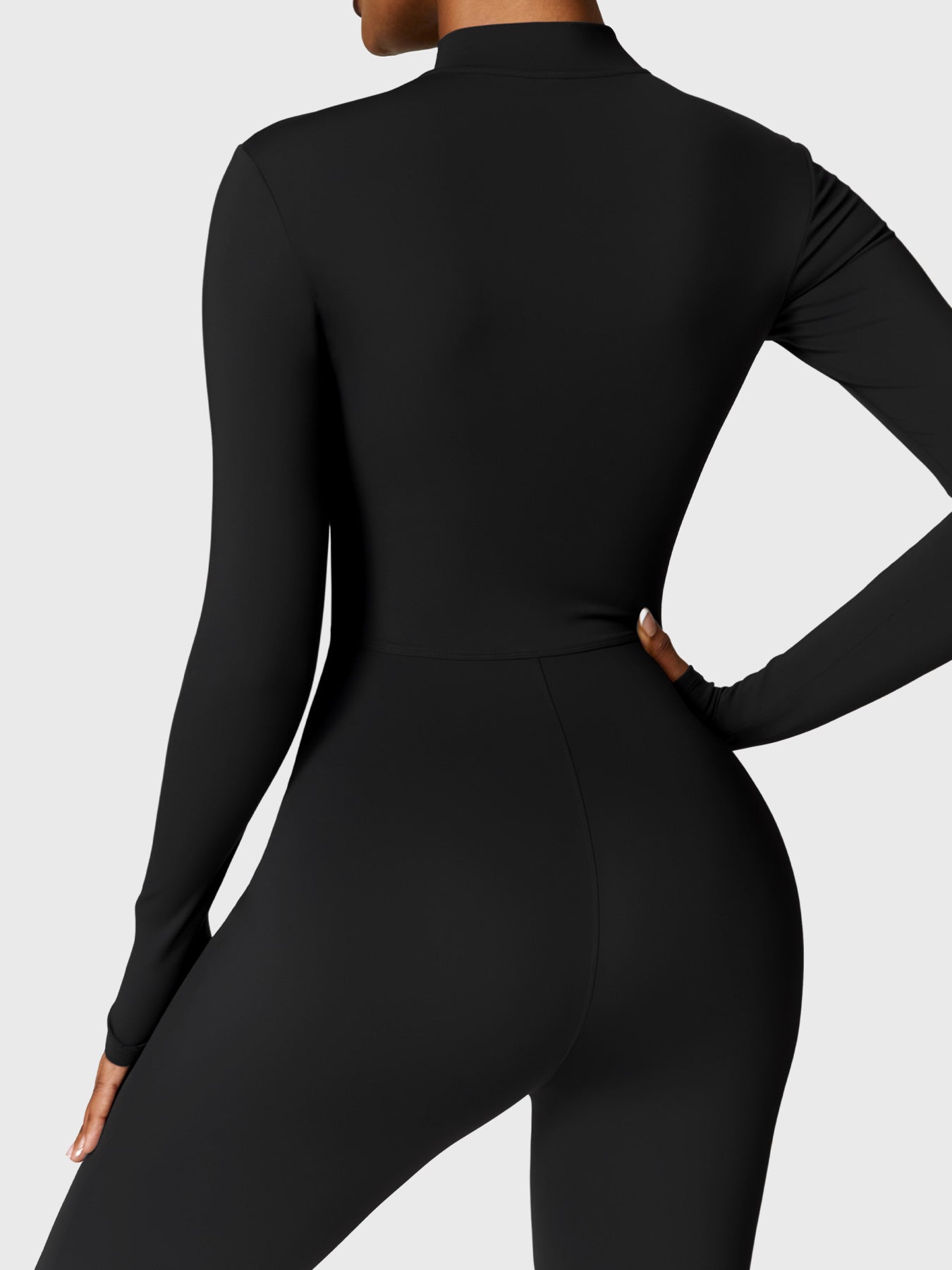Vrouwelijke Yeoreo Belle Fleece Lange Mouw Rits Jumpsuit