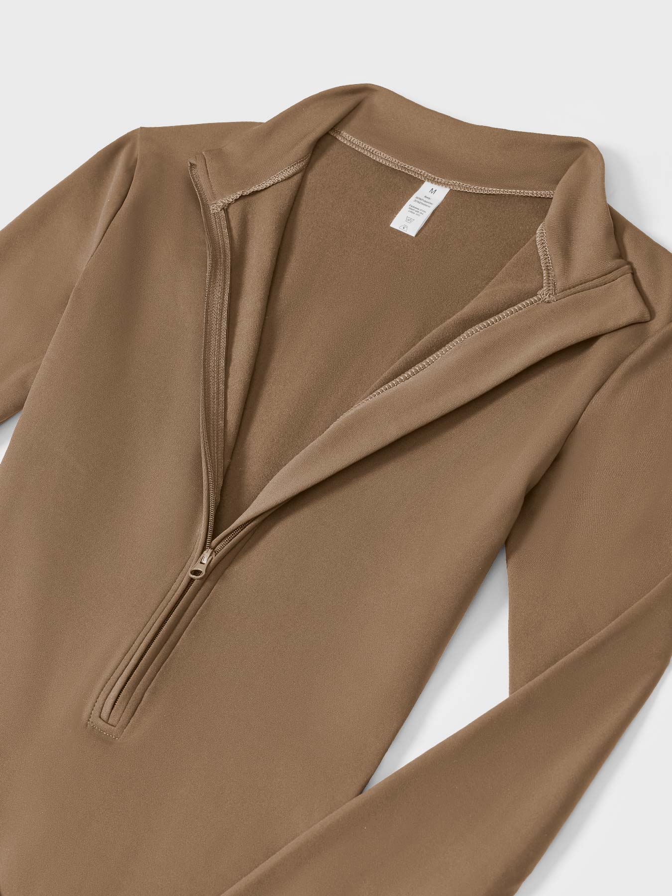 Vrouwelijke Yeoreo Belle Fleece Lange Mouw Rits Jumpsuit