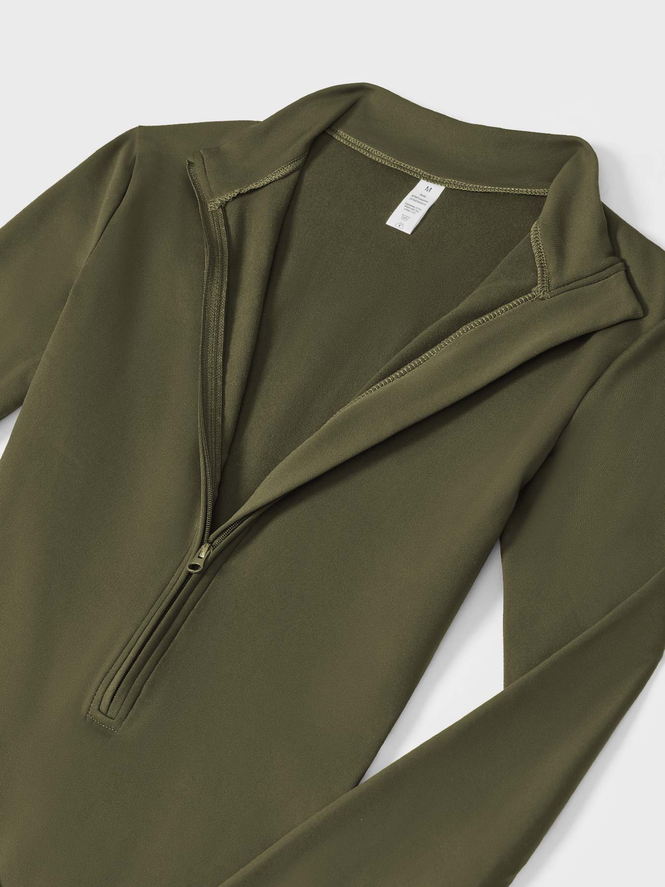 Vrouwelijke Yeoreo Belle Fleece Lange Mouw Rits Jumpsuit