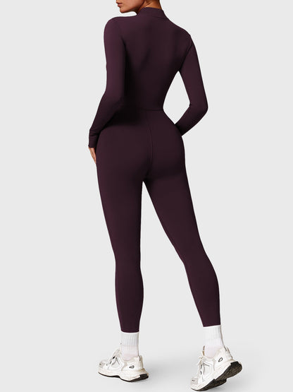 Vrouwelijke Yeoreo Belle Fleece Lange Mouw Rits Jumpsuit