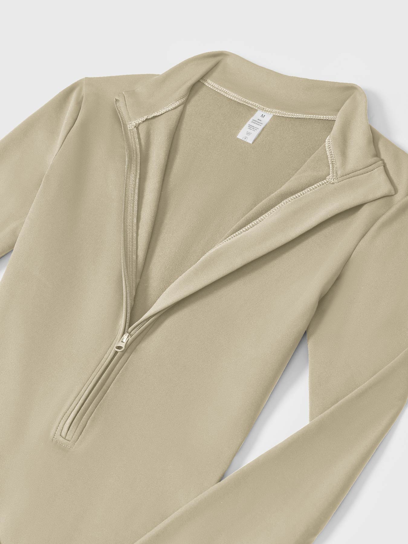 Vrouwelijke Yeoreo Belle Fleece Lange Mouw Rits Jumpsuit