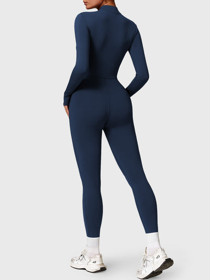Vrouwelijke Yeoreo Belle Fleece Lange Mouw Rits Jumpsuit